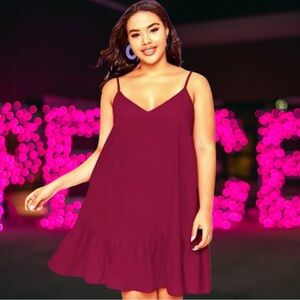 SHEIN Women’s plus-size Magenta Pink Sleeveless Mini Dress❤️❤️4X